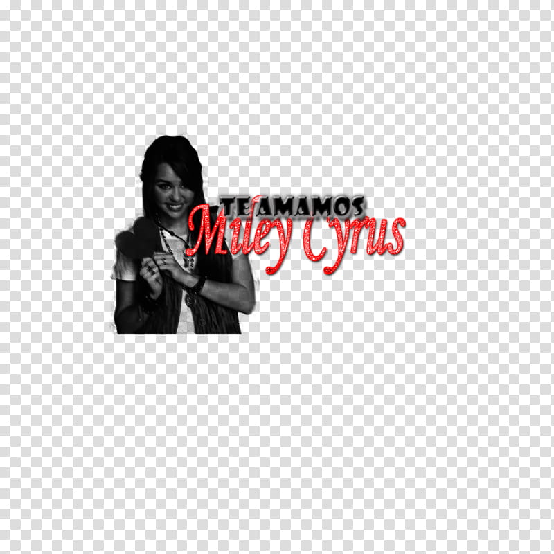 Textos Te amamos Miley Cyrus transparent background PNG clipart