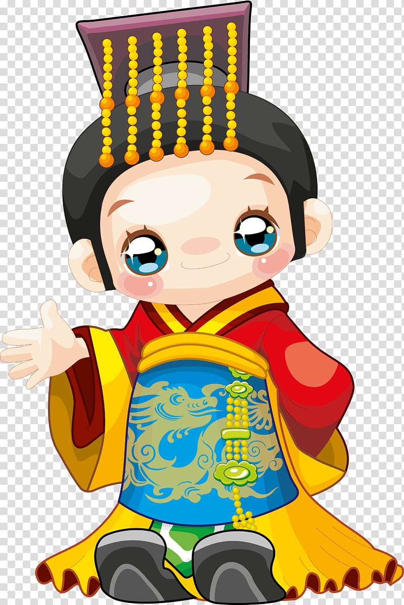 China, Emperor Of China, Jin Dynasty, Cartoon, Drawing, Emperor Hui Of Jin, Empress Xiaochengren, Qianlong Emperor transparent background PNG clipart