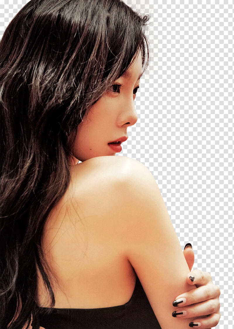 TAEYEON GIRL S GENERATION, Taeyeon in gray top transparent background PNG clipart