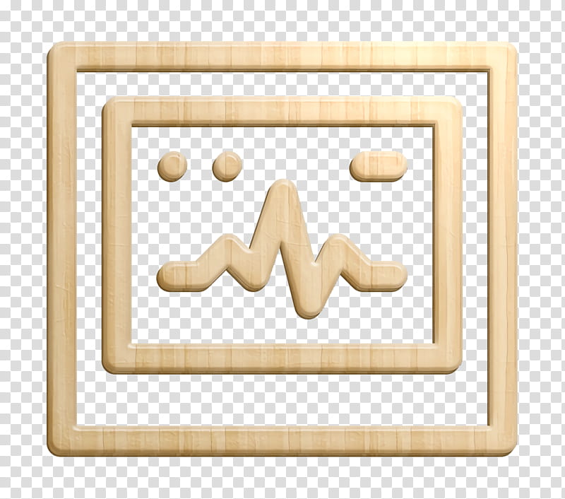 Ecg icon Blood Donation icon, Beige transparent background PNG clipart