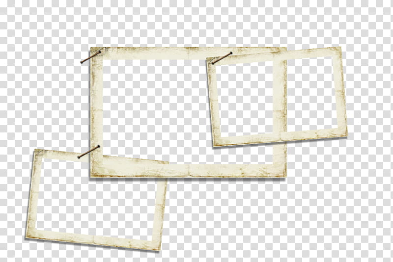 frame pk, three rectangular beige frames transparent background PNG clipart