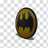 Batman Boot Animation, yellow and black Batman logo transparent background PNG clipart