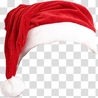 Gorros de Navidad, red Santa hat transparent background PNG clipart