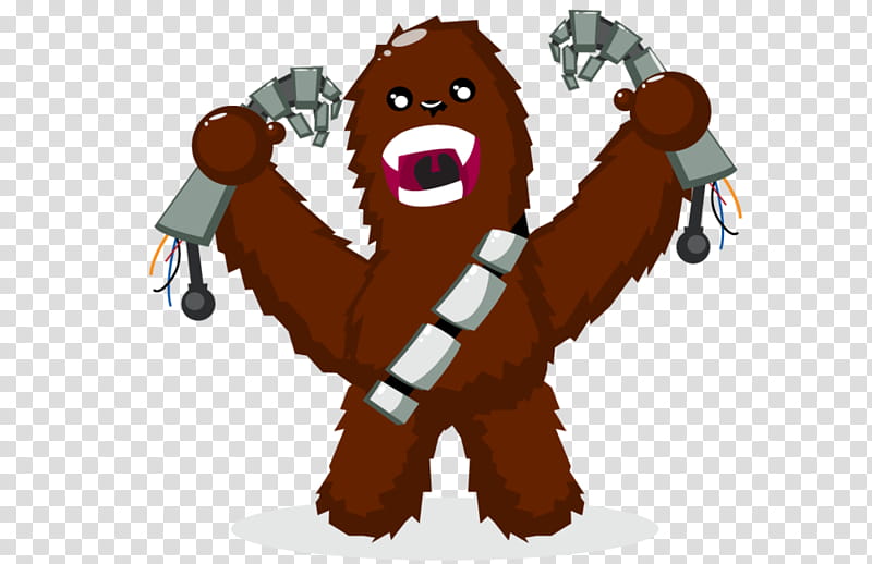 Chewbacca transparent background PNG clipart