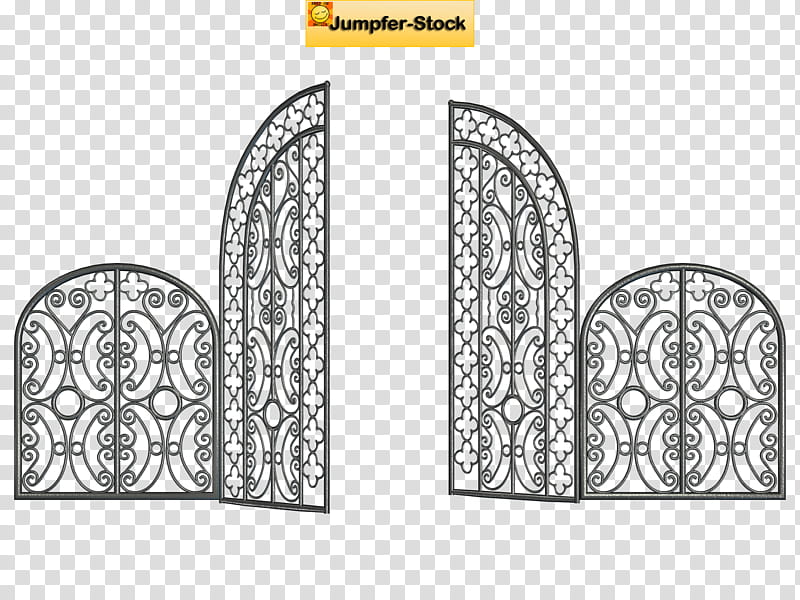 Ornate Gates , grey metal floral gate transparent background PNG clipart