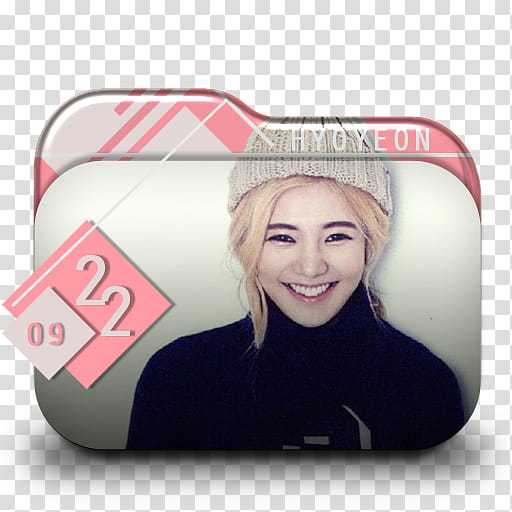 SNSD  Season Greetings Folder Icon , SGHyoyeon_ transparent background PNG clipart