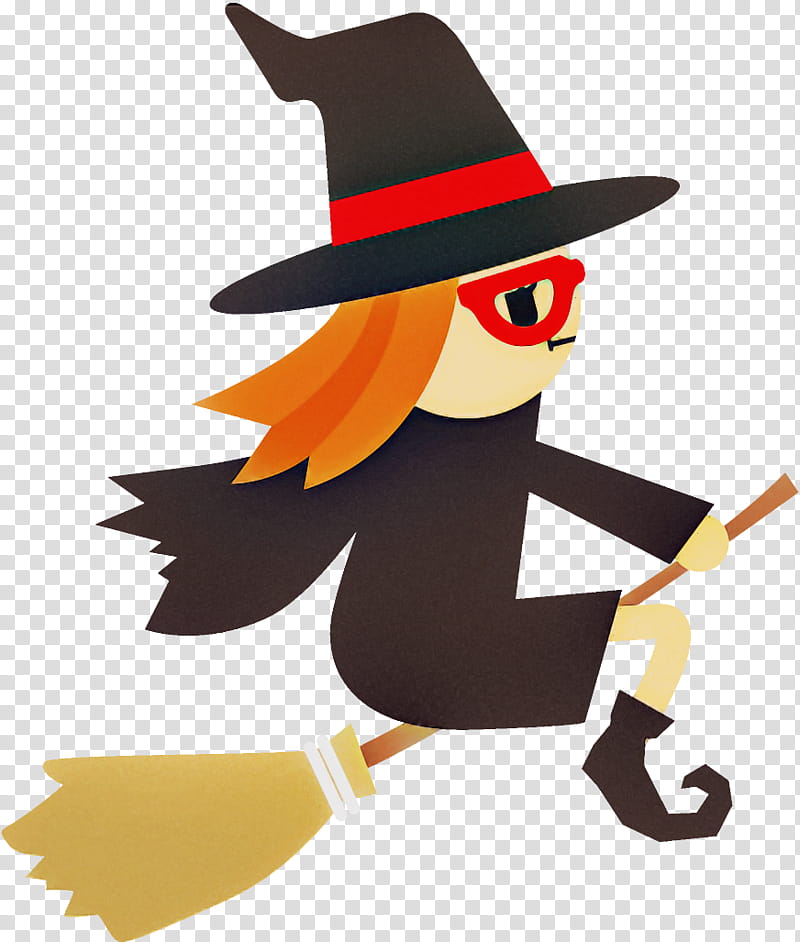 witch halloween witch halloween, Halloween , Cartoon, Witch Hat, Costume Hat, Broom, Headgear, Bird transparent background PNG clipart