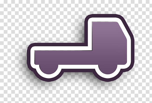 Logistics delivery icon Car icon Truck icon, Violet, Purple, Logo, Line, Material Property, Symbol transparent background PNG clipart