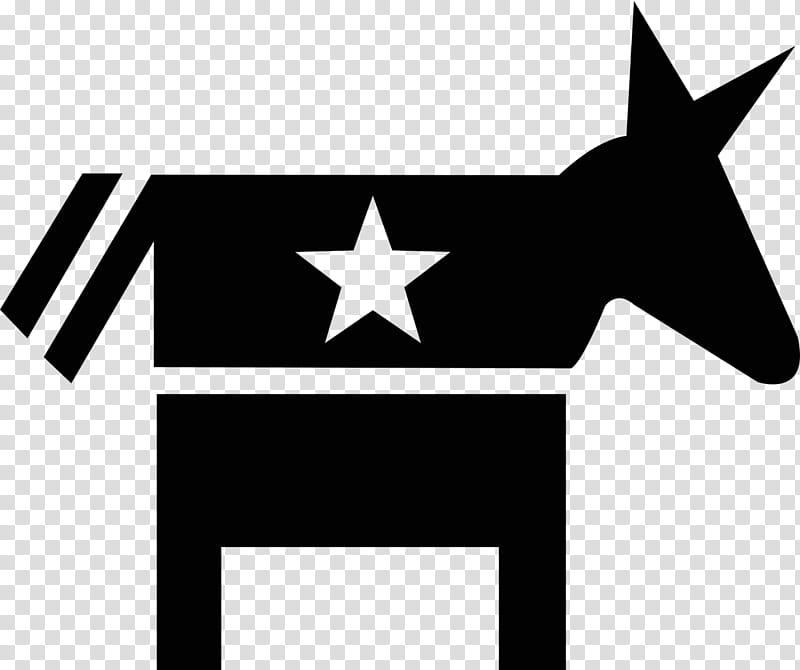 Party Silhouette, Democratic Party, Donkey, United States Of America, Republican Party, Sticker, Young Democrats Of America, Logo transparent background PNG clipart