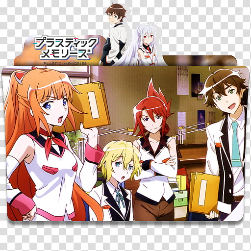 Anime Icon , Plastic Memories v, anime characters illustration transparent background PNG clipart