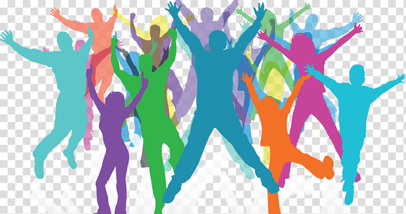 Group Of People, Silhouette, Youth, Social Group, Community, Crowd, Celebrating, Fun transparent background PNG clipart