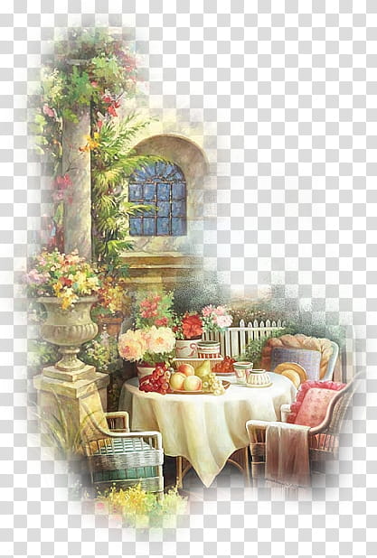 Watercolor Floral, Tenor, Landscape Painting, House, Collage, Flower, Floristry, Flower Arranging transparent background PNG clipart