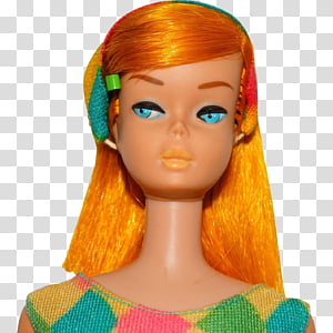 Barbie, Color Magic Barbie, Doll, Vintage, Long Hair, Blond, Human Leg, Ebay, Orange transparent background PNG clipart thumbnail