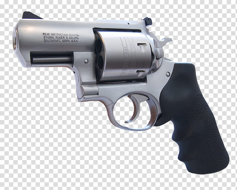 Gimp Handguns, black and gray revolver pistol transparent background PNG clipart