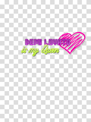 Texto de Demi Lovato transparent background PNG clipart thumbnail