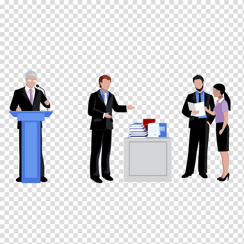 Business Meeting, Communication, cdr, Standing, Social Group, Conversation, Job, Public Speaking transparent background PNG clipart