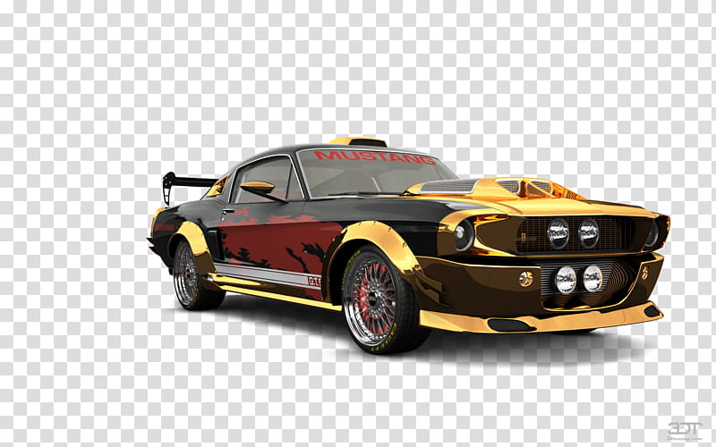 Classic Car, Boss 302 Mustang, Ford Mustang, Model Car, Muscle Car, Scale Models, Yellow, Vehicle transparent background PNG clipart