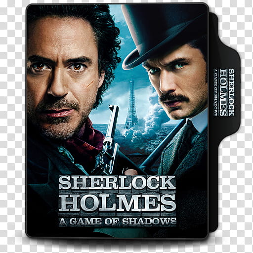 Sherlock Holmes Collection Folder Icons, Sherlock Holmes, A Game of Shadows v transparent background PNG clipart