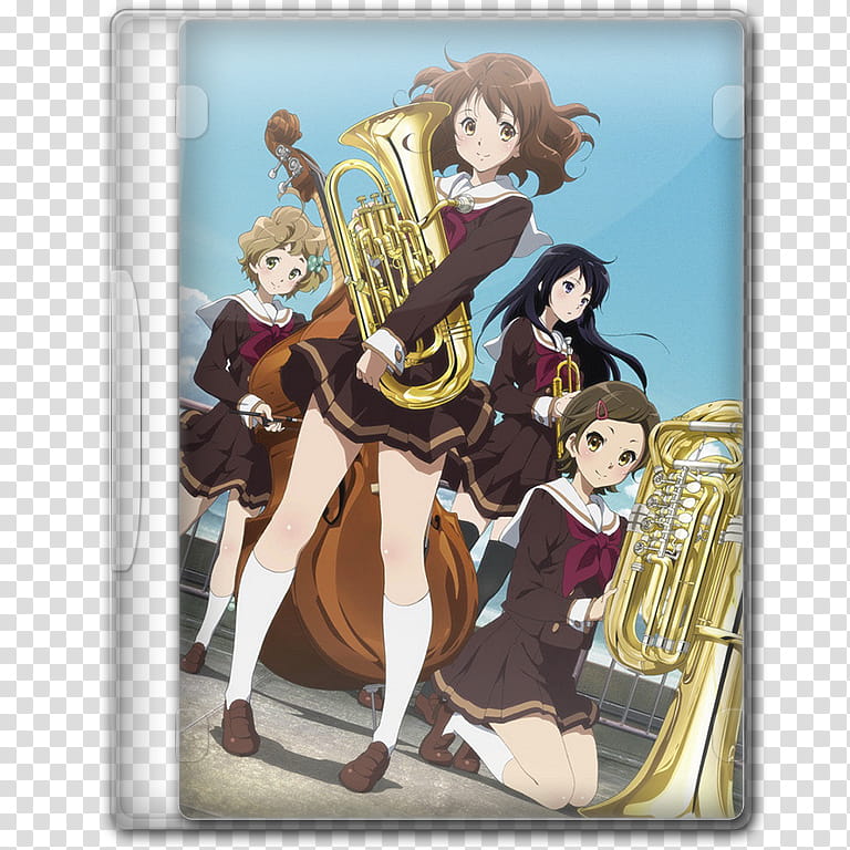 Anime  Spring Season Icon , Hibike! Euphonium, v, anime folder transparent background PNG clipart