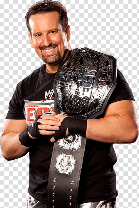 Tommy Dreamer ECW Champion  transparent background PNG clipart