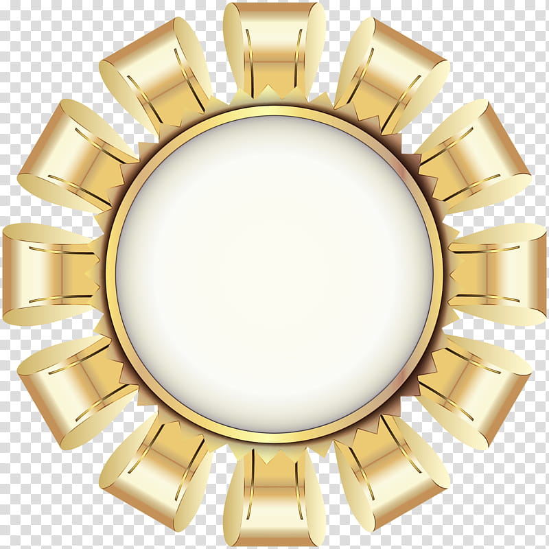 Gold Circle, BORDERS AND FRAMES, Blog, Yellow, Metal, Brass, Mirror transparent background PNG clipart