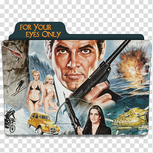 James Bond Series Folder Icons, () For Your Eyes Only v transparent background PNG clipart