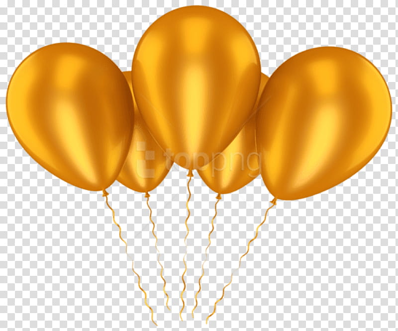 Balloon Silhouette, Gold, Red Gold, Yellow, Party Supply, Heart transparent background PNG clipart