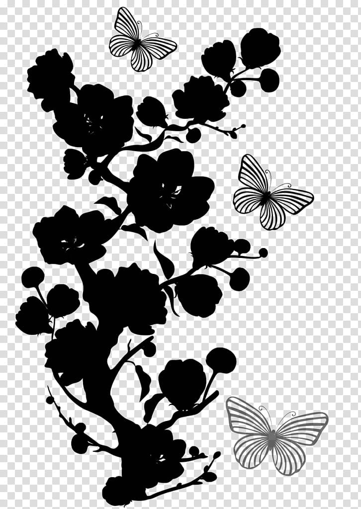 Floral Flower, IPhone 5S, IPhone SE, Leaf, Floral Design, Silhouette, M Butterfly, Plants transparent background PNG clipart