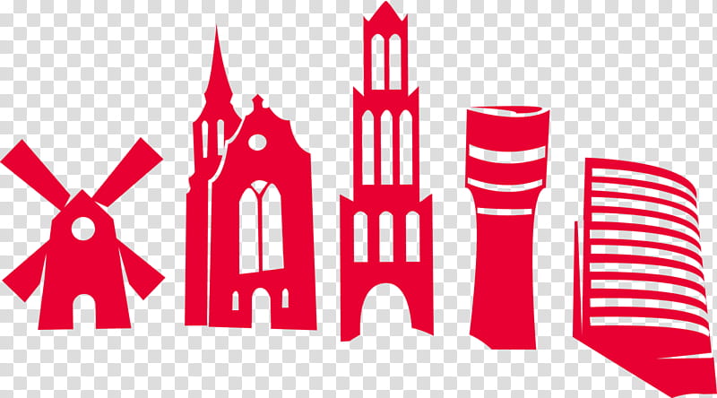 City Logo, Dom Tower Of Utrecht, Startup Weekend, Techstars, Building, Red, Text, Pink transparent background PNG clipart