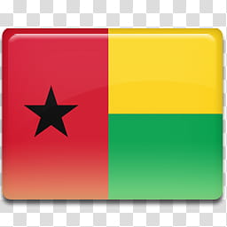 All in One Country Flag Icon, Guinea-Bissau-Flag- transparent background PNG clipart