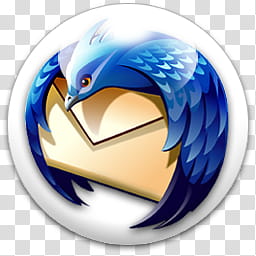 Mozilla Sleek Icons, Thunderbird x, round Mozilla Thunderbird logo art transparent background PNG clipart