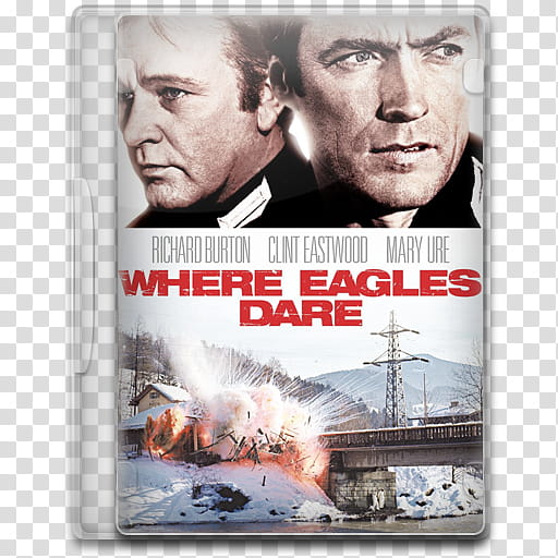 Movie Icon Mega , Where Eagles Dare, Where Eagles Dare movie case transparent background PNG clipart