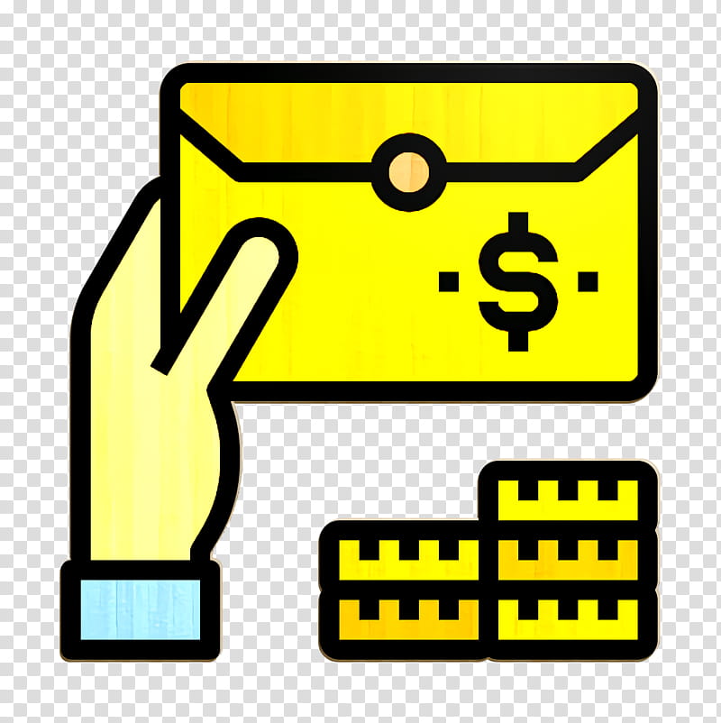 Send icon Email icon Bill And Payment icon, Yellow, Line, Sign, Symbol, Square transparent background PNG clipart