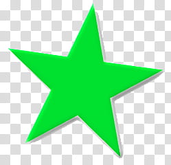 green star transparent background PNG clipart