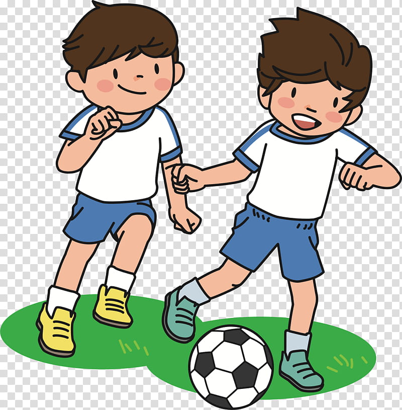 kids playing soccer png