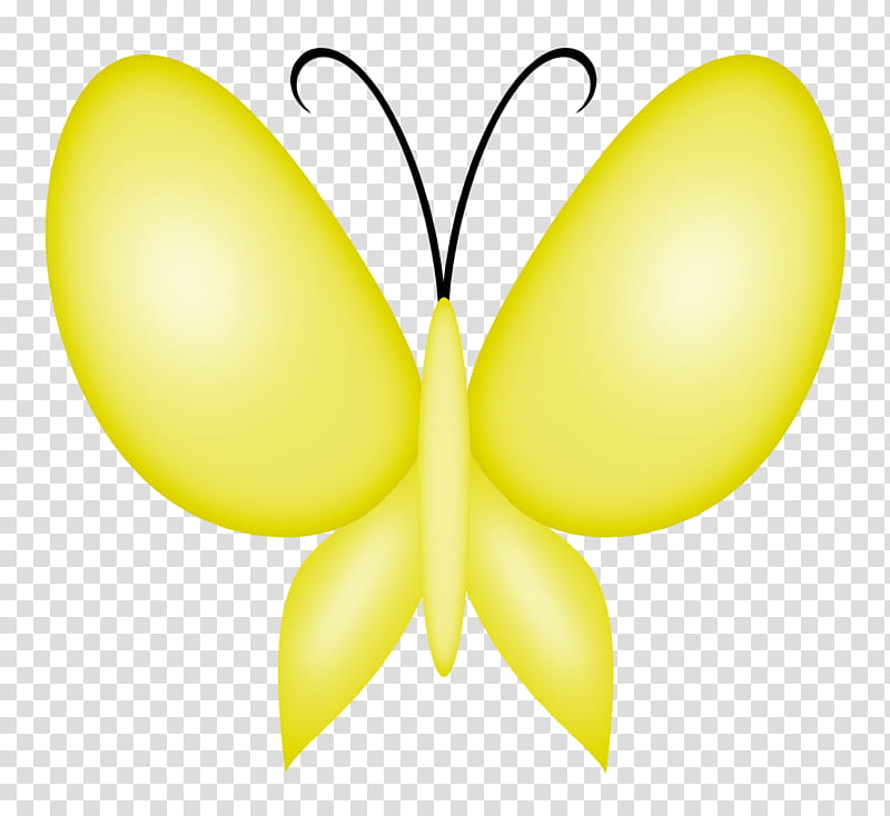 yellow with black butterfly transparent background PNG clipart