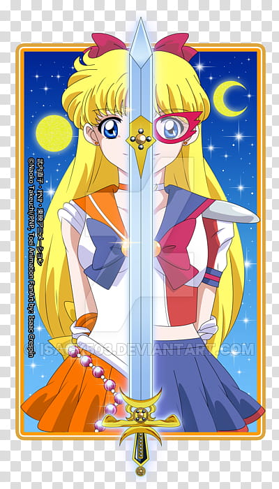Sailor Venus and Sailor V transparent background PNG clipart