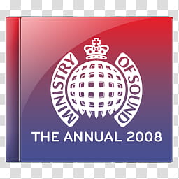 Ministry of Sound v ,  white and red The Annual case transparent background PNG clipart