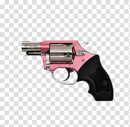 AESTHETIC GRUNGE, black, gray, and pink revolver transparent background PNG clipart