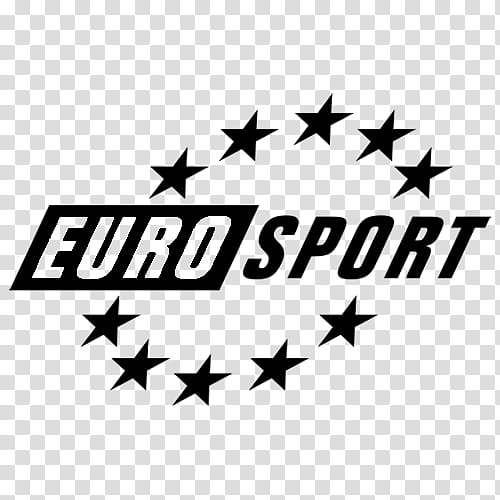 TV Channel icons , eurosport_black, black Euro Sport logo transparent background PNG clipart
