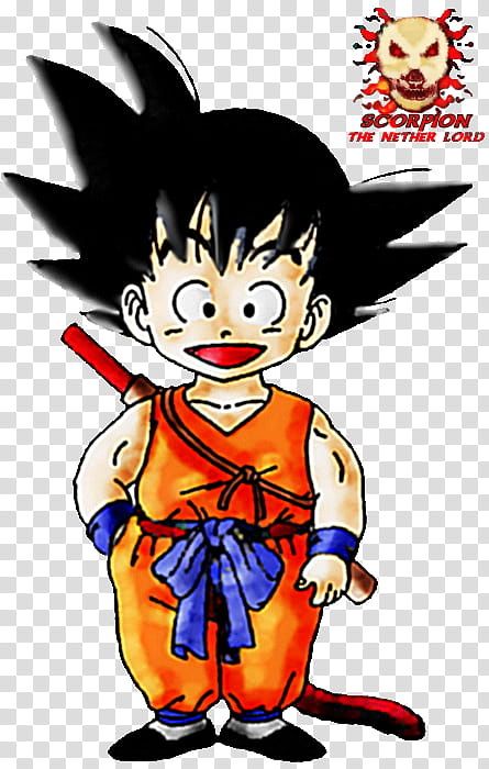 Kid Goku Dragon Ball (Color ) (Render) transparent background PNG clipart