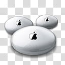 Leopard for Windows XP, three white Apple devices transparent background PNG clipart