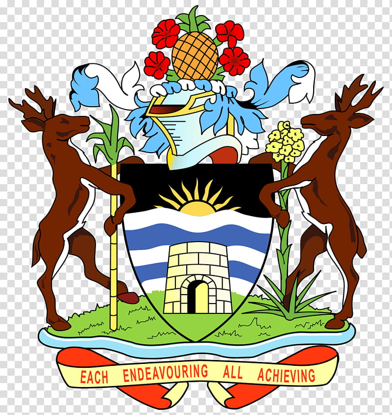 Flag, Barbuda, Antigua, Coat Of Arms Of Antigua And Barbuda, Flag Of Antigua And Barbuda, Coat Of Arms Of Saint Vincent And The Grenadines, National Symbol, Elizabeth Ii transparent background PNG clipart