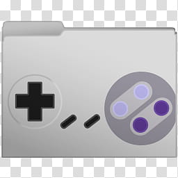 Nintendo Controllers Set Computer Folder Icons, SNES-Controller-, gray game controller folded transparent background PNG clipart