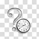 Sphere   the new variation, round analog watch and question mark transparent background PNG clipart