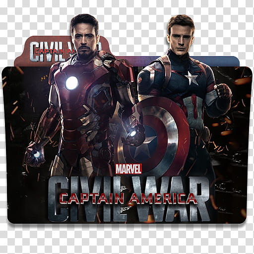 Captain America Civil War  Folder Icon, Captain America - transparent background PNG clipart