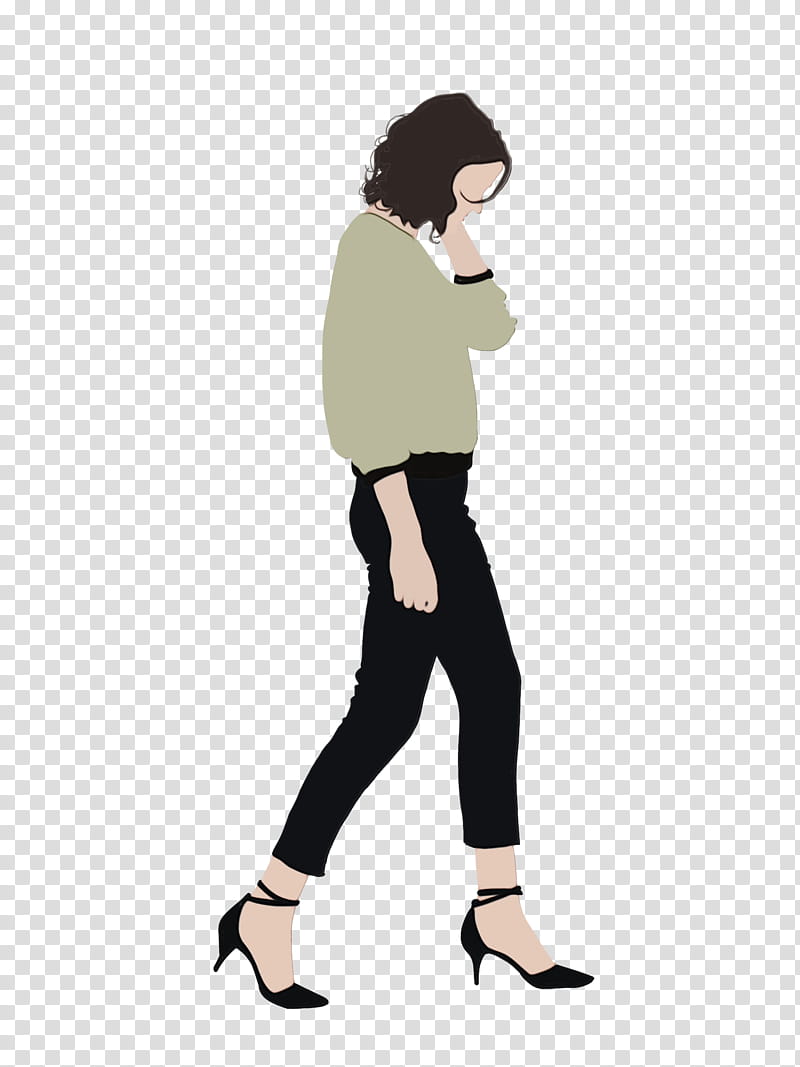 Woman, Walking, Architecture, Human, Architectural Rendering, Drawing,  Silhouette, Jeans transparent background PNG clipart