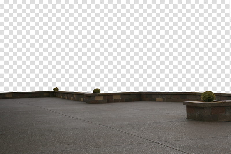 Large Patio , brown concrete rooftop transparent background PNG clipart
