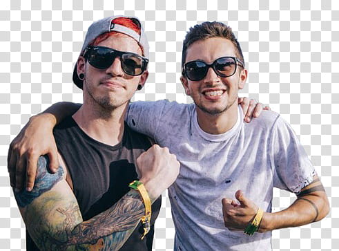 Best Friends Tyler and Josh transparent background PNG clipart