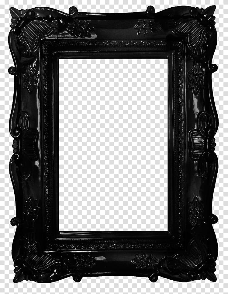 frames, rectangular black wooden frame art transparent background PNG clipart